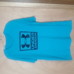 Under Armour Teal Logo Tee